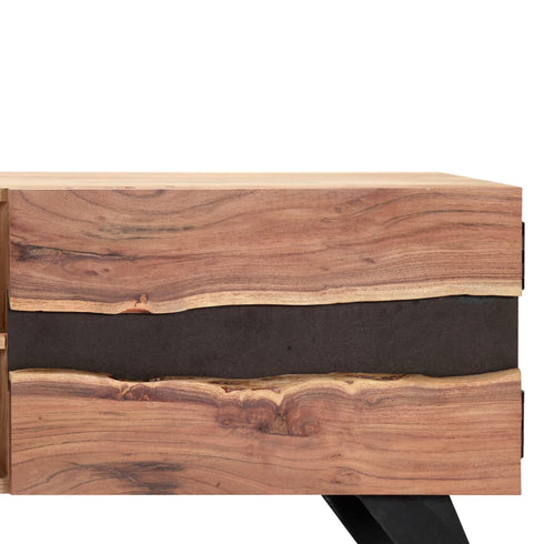 Swen Studio -  TV Cabinet 140x30x45 cm Solid Acacia Wood